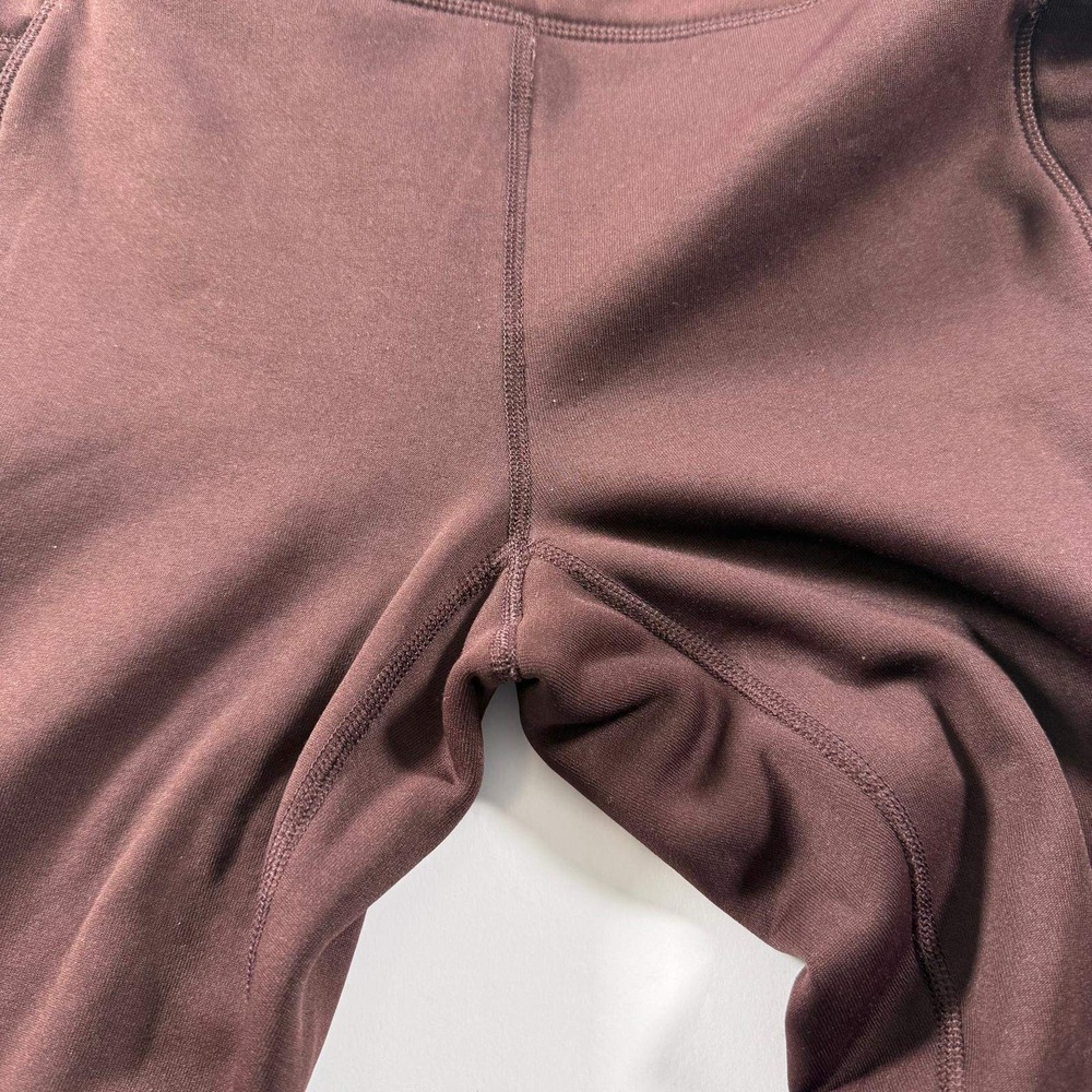 Avalanche Outdoor Supply Co Womens Medium Burgundy High Waist Pocket Leggings - Picture 5 of 14